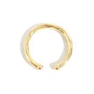 Brinco Piercing Fake Tubo Trabalhado Banhado a Ouro