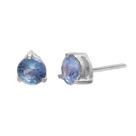 Brinco Ponto de Luz Azul Prata - Cod 930 Brinco Ponto de Luz Azul Prata - Cod 930