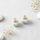 Brinco ponto de luz com cristal infantil Zarpellon