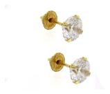 Brinco Ponto Luz Solitário Ouro 18k Pequeno Casual Delicado