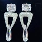 Brinco Prata Zirconia