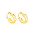 Brinco Rommanel Argola Lua Estrela 1,1 Banhado a ouro 5233500000