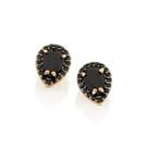 Brinco rommanel banhado a ouro 18k com cristais.