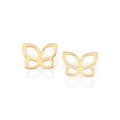 Brinco Rommanel Borboleta Feminino Banhado A Ouro 18k 527092 Brinco Rommanel Borboleta Feminino Banhado A Ouro 18k 527092