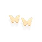 Brinco Rommanel Borboleta folheado a ouro 527035