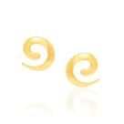 Brinco Rommanel Caracol Folheado a Ouro 522285