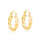 Brinco Rommanel folheado a ouro argola (522905)