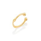 Brinco Rommanel Piercing Pressão Folheado a Ouro 527025