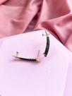 Brinco Semijoia Ear Cuff Cravejado
