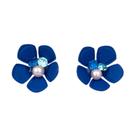 Brinco Strass Flor BC3598