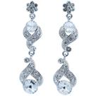 Brinco Strass Flor Semijoia Akasaki BC0555