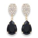 Brinco Strass Gota Dourado BC3283 Brinco Strass Gota Dourado BC3283