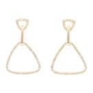 Brinco Strass Triângulo BC0537 Brinco Strass Triângulo BC0537