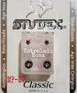 Brinco studex classic 4mm estrelado rosa medio prata Brinco studex classic 4mm estrelado rosa medio prata