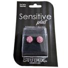 Brinco studex sensitive plus fireball rosa claro 8mm sp8340w