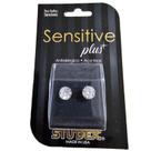 Brinco studex sensitive plus zircônia 7mm dourado sp747y