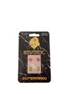 Brinco studex supermaxxi bezel rosa 6mm l6210y dourado Brinco studex supermaxxi bezel rosa 6mm l6210y dourado