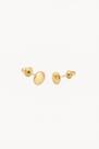 Brinco Tachinha ouro 18k - 0.47