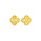 Brinco Trevo - Banhada em Ouro 18k Brinco Trevo - Banhada em Ouro 18k
