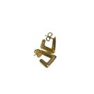 Brinco Triangular Dourado
