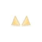Brinco Triangulo Cravejado Banhado a Ouro 18k Brinco Triangulo Cravejado Banhado a Ouro 18k