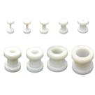 Brincos Alargador Acrilico Unissex 1mm A 12mm Túnel 1 Par Brincos Alargador Acrilico Unissex 1mm A 12mm Túnel 1 Par