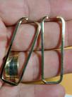 Brincos Argola Ouro 18 Kilates Peso 7.00 Gramas 50 mm x 20 mm