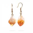 Brincos Ayana Crystals Citrine com cobre banhado a ouro Brincos Ayana Crystals Citrine com cobre banhado a ouro