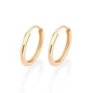 Brincos banhado ouro 3x 24k 18k e 22k femininos argola pequenos rommanel 527165