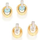 Brincos banhado ouro 3x 24k 18k e 22k femininos argola pequenos rommanel fio ródio branco cristal 522278 Brincos banhado ouro 3x 24k 18k e 22k femininos argola pequenos rommanel fio ródio branco cristal 522278
