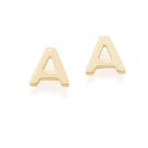 Brincos banhado ouro 3x 24k 18k e 22k femininos segundo furo rommanel letras 526306 Brincos banhado ouro 3x 24k 18k e 22k femininos segundo furo rommanel letras 526306