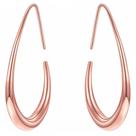 Brincos Conmezer Teardrop Hoop banhados a ouro 18k para mulheres