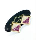 Brincos Cravação Pavé Microzirconias Banho Ouro 18k 2634