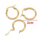 Brincos De Aço Inoxidável De 20mm Com Abertura, 10 Peças, Componentes Para Fazer Joias DIY Brincos De Aço Inoxidável De 20mm Com Abertura, 10 Peças, Componentes Para Fazer Joias DIY