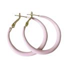 Brincos De Argola C-Ring Em Cores Vibrantes Para Mulheres: Joia Simples E Elegante Para Festas E