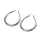 Brincos De Argola Em Prata Esterlina 925 Com Padrão De Lua De 40mm Para Mulheres, Joias De Moda,