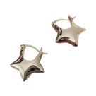 Brincos De Argola Estrela Vintage Em Prata Esterlina 925 Para Mulheres, Joias Da Moda,
