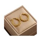 Brincos De Argola Femininos De Aço Inoxidável 316L, 3 Cores, DIEYURO, Joias Para Festa De Casamento,