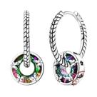 Brincos De Argola Femininos Em Prata Esterlina 925 Com Estrela, Coração, Borboleta E Cristal