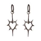 Brincos de Argola Femininos Y2K - Estilo Bowknot, Coreano, Kawaii, Punk e Goth