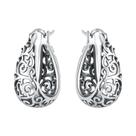 Brincos De Argola Florais Femininos Em Prata Esterlina 925 Com Design De Folhagem E Íris Para Brincos De Argola Florais Femininos Em Prata Esterlina 925 Com Design De Folhagem E Íris Para