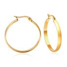 Brincos de argola Jeyfull Gold hipoalergênicos Chunky para mulheres