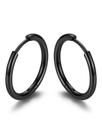Brincos de argola KeyStyle Small para mulheres e homens em aço inoxidável Brincos de argola KeyStyle Small para mulheres e homens em aço inoxidável