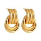 Brincos De Argola Lisa Em Aço Inoxidável Joias Exquisitas Brincos De Estilo C-Ring De Alta Qualidade