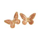 Brincos De Borboleta Vintage Francesa Para Mulheres Em Aço Inoxidável 316L Com Esmalte, Joias