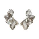 Brincos De Flor De Ginkgo Dourados Para Mulheres, Joias Elegantes Com Design De Pétalas
