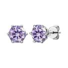 Brincos De Moissanite Femininos 1/2/4CT VVS Cor D Corte Russo 8H8A Em Prata Esterlina S925 Brincos De Moissanite Femininos 1/2/4CT VVS Cor D Corte Russo 8H8A Em Prata Esterlina S925