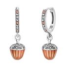 Brincos De Prata Esterlina 925 Com Estrelas Rosa E Conchas Florais Para Mulheres - Joias Românticas Brincos De Prata Esterlina 925 Com Estrelas Rosa E Conchas Florais Para Mulheres - Joias Românticas