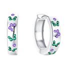 Brincos De Prata Esterlina 925 Com Zircônia Em Formato De Círculo Para Casamento Feminino