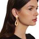 Brincos de Pressão Gota Dourado Mulheres Festas Fashion -